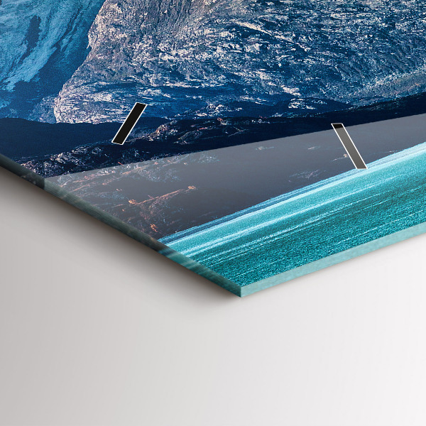 Reloj de cristal horizontal Ballena de agua