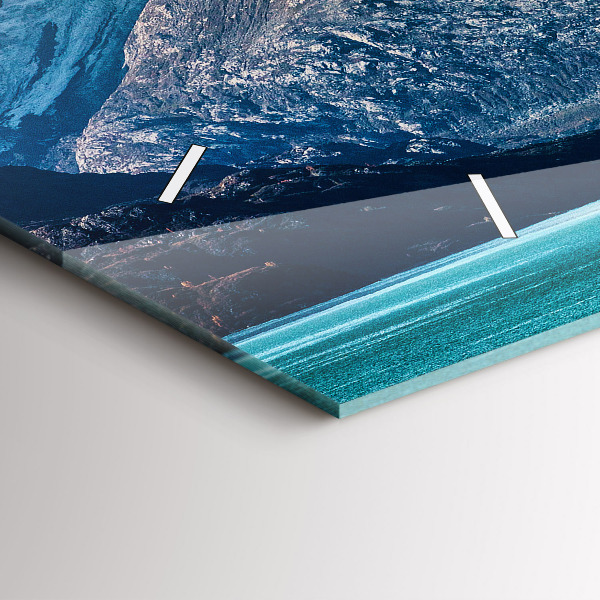 Reloj de cristal horizontal Ballena de agua