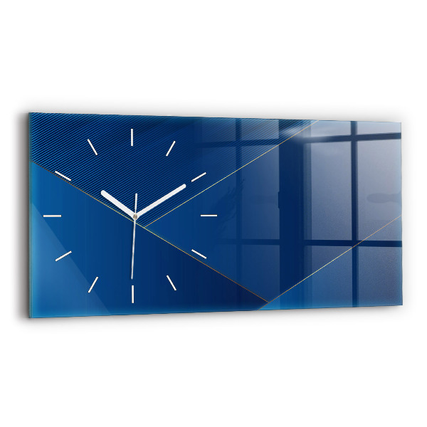 Reloj de cristal horizontal Abstracción ornamental