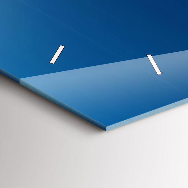 Reloj de cristal horizontal Abstracción ornamental