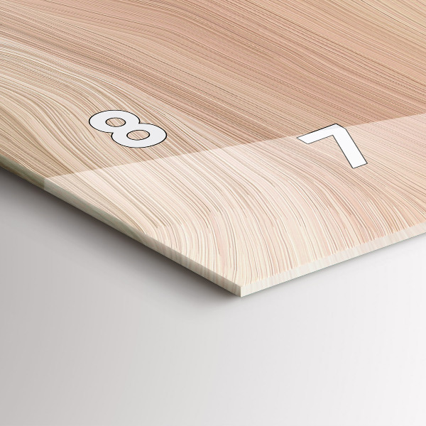 Reloj horizontal Abstracción de olas