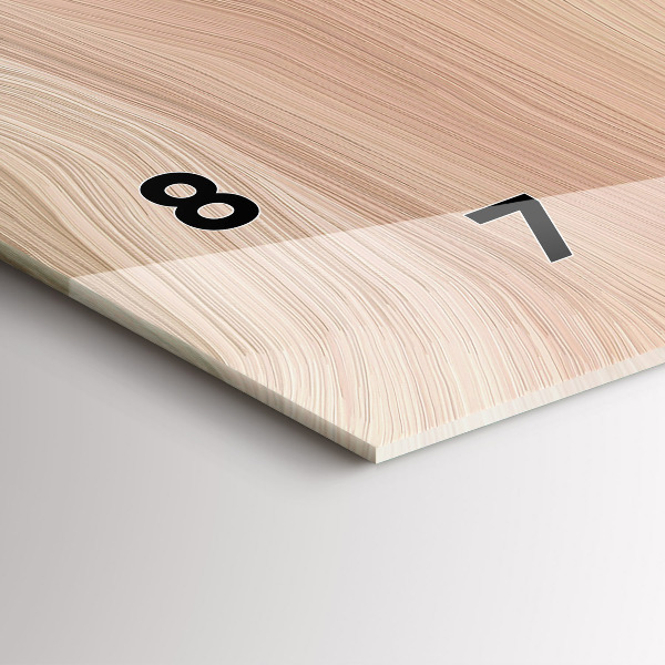 Reloj horizontal Abstracción de olas