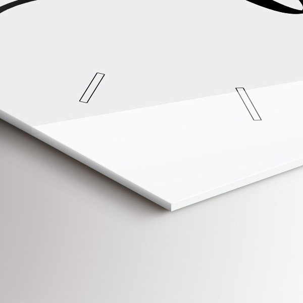 Reloj horizontal Inscripción familiar