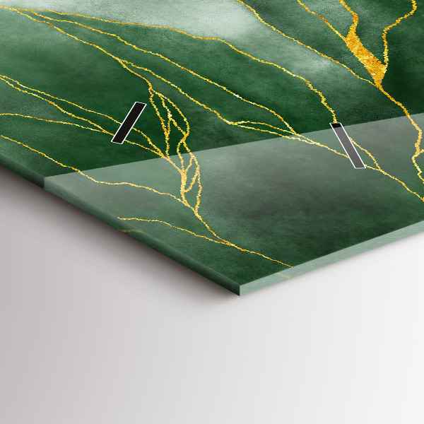 Reloj horizontal Hojas abstractas