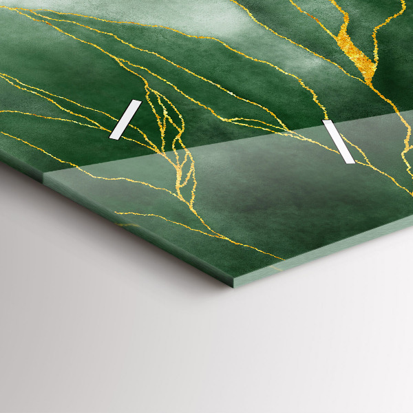 Reloj horizontal Hojas abstractas