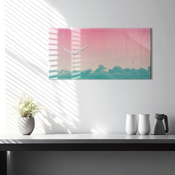 Reloj horizontal Cielo degradado