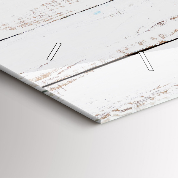 Reloj horizontal Tablas de madera