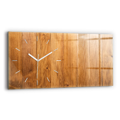 Reloj horizontal Tablas de madera