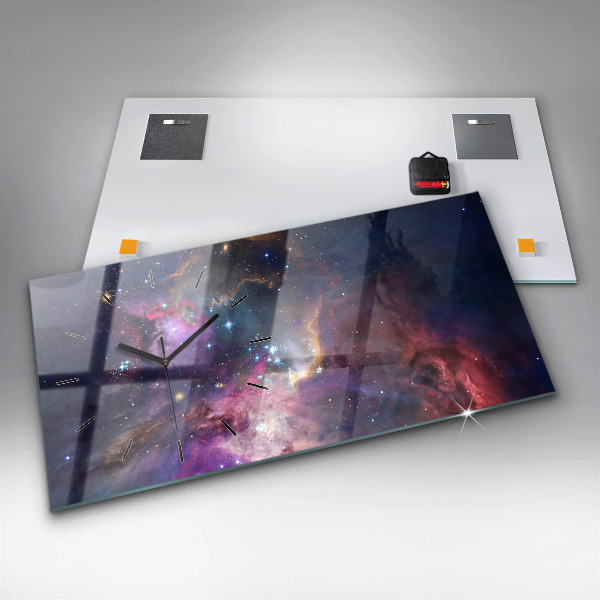 Reloj horizontal Mundo galaxia