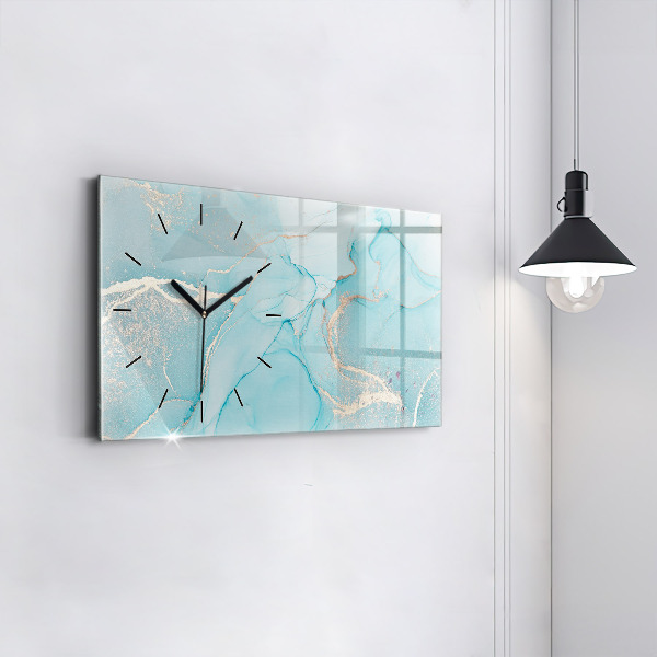 Reloj horizontal Mármol decorativo