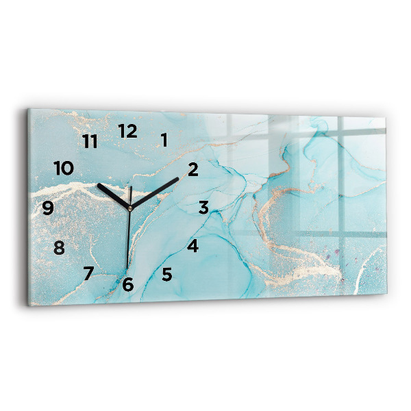 Reloj horizontal Mármol decorativo