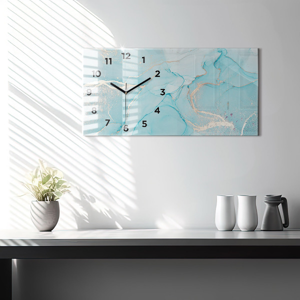 Reloj horizontal Mármol decorativo