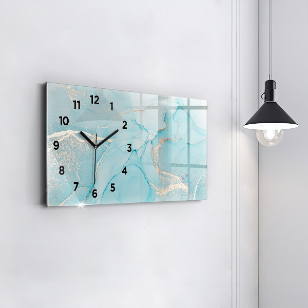 Reloj horizontal Mármol decorativo