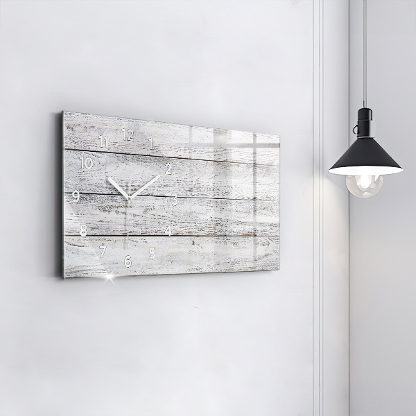 Reloj de cristal horizontal Tablas pintadas
