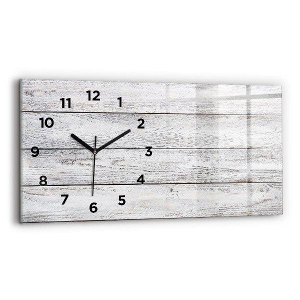Reloj de cristal horizontal Tablas pintadas
