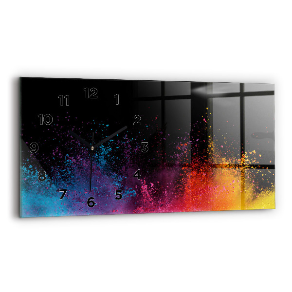 Reloj horizontal Explosión de colores