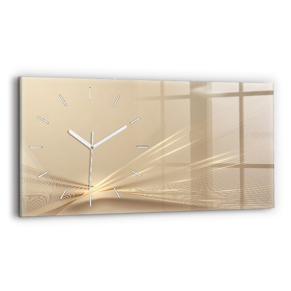Reloj horizontal Luz abstracta