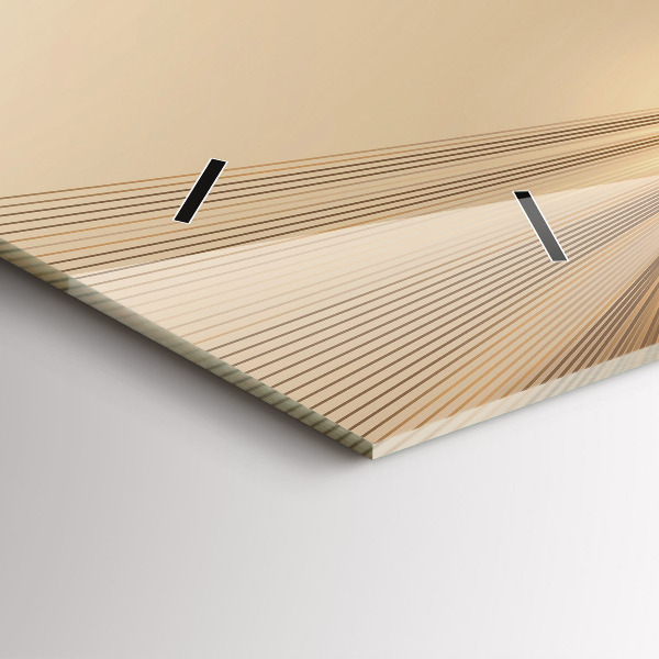 Reloj horizontal Luz abstracta