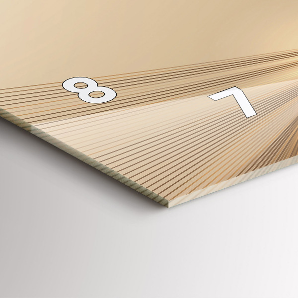 Reloj horizontal Luz abstracta