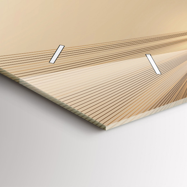 Reloj horizontal Luz abstracta