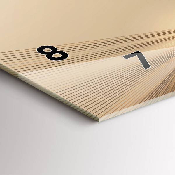 Reloj horizontal Luz abstracta