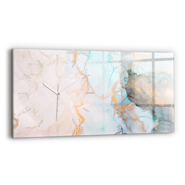 Reloj de cristal horizontal Imagen abstracta