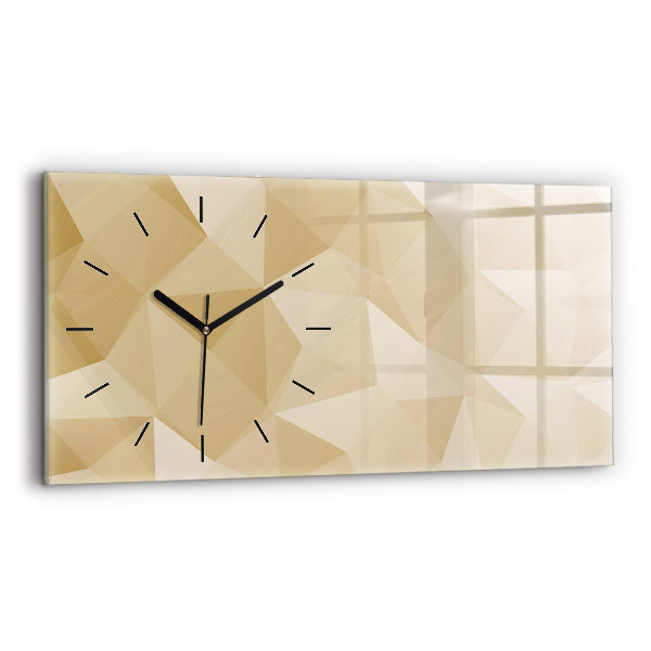 Reloj horizontal Triángulos abstractos