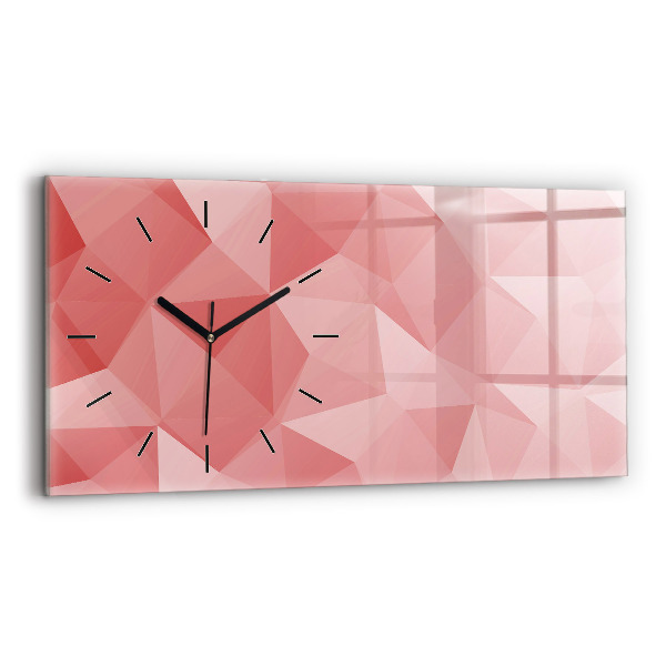 Reloj horizontal Triángulos abstracto