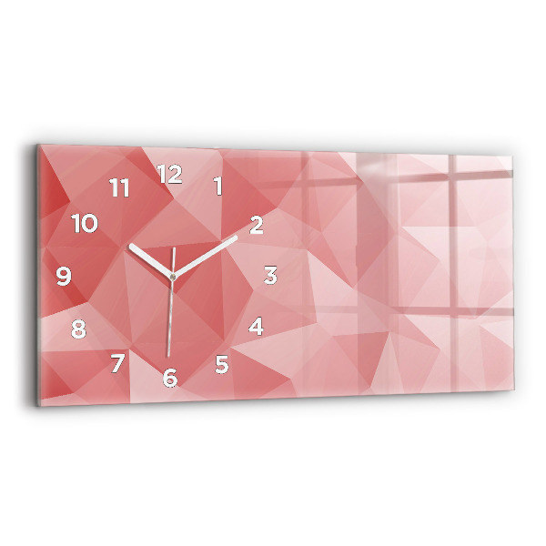 Reloj horizontal Triángulos abstracto