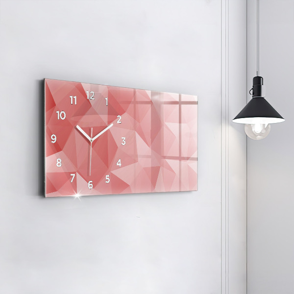 Reloj horizontal Triángulos abstracto