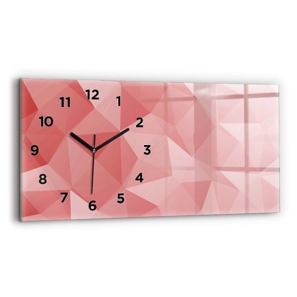 Reloj horizontal Triángulos abstracto