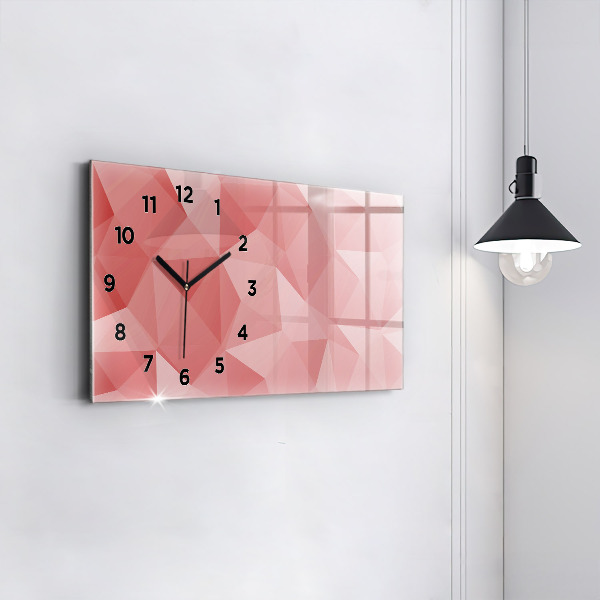 Reloj horizontal Triángulos abstracto