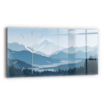 Reloj horizontal Paisaje montañoso