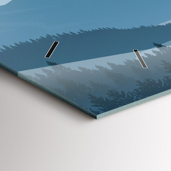 Reloj horizontal Paisaje montañoso
