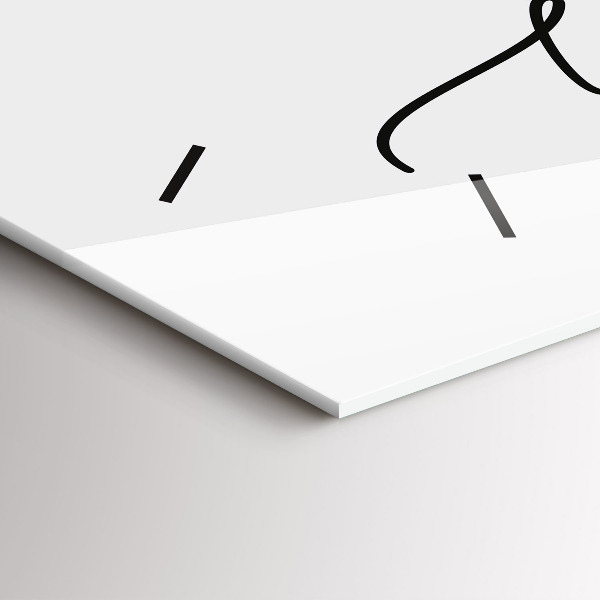 Reloj horizontal Inscripción sé tú mismo