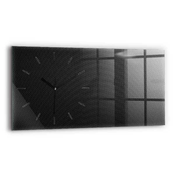 Reloj horizontal Abstracto oscuro