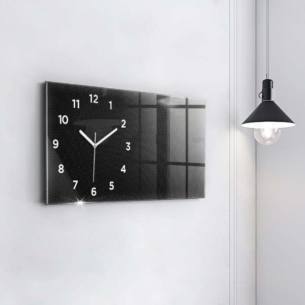 Reloj horizontal Abstracto oscuro
