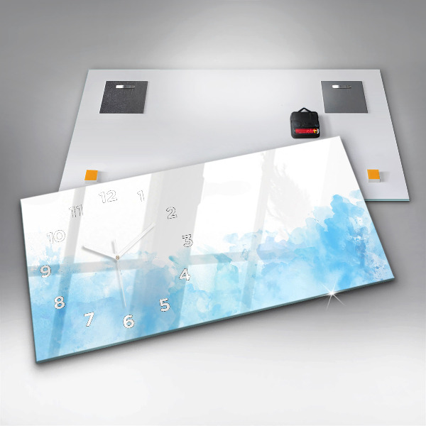 Reloj horizontal Manchas pintadas