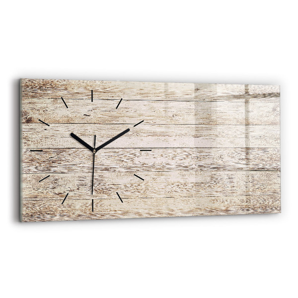 Reloj horizontal Paneles de madera