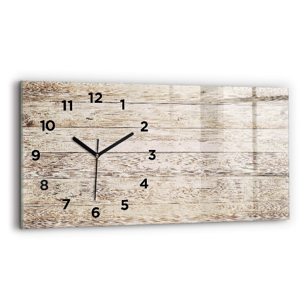 Reloj horizontal Paneles de madera