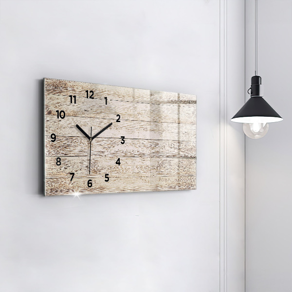 Reloj horizontal Paneles de madera