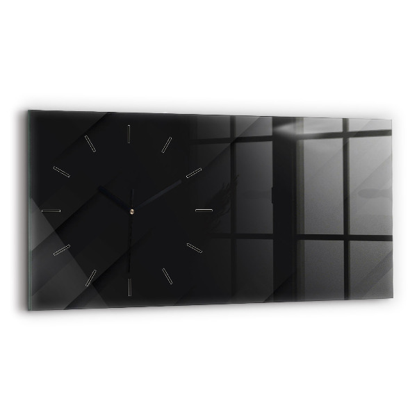 Reloj horizontal Pared oscura