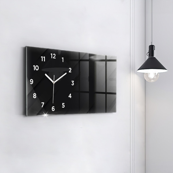 Reloj horizontal Pared oscura