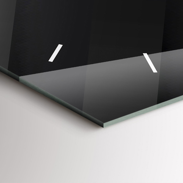 Reloj horizontal Pared oscura