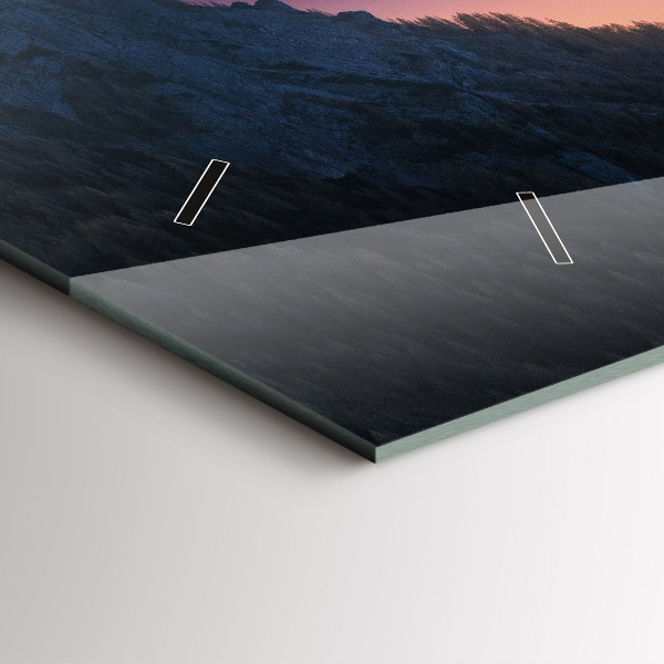 Reloj horizontal Paisaje de cumbres