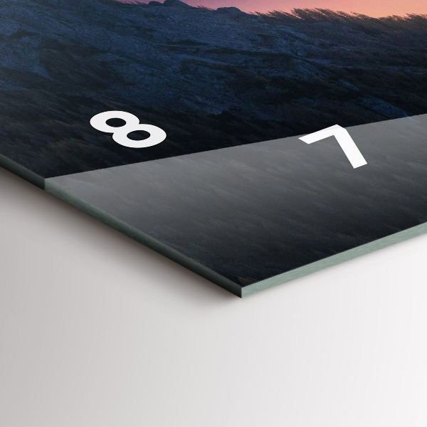 Reloj horizontal Paisaje de cumbres