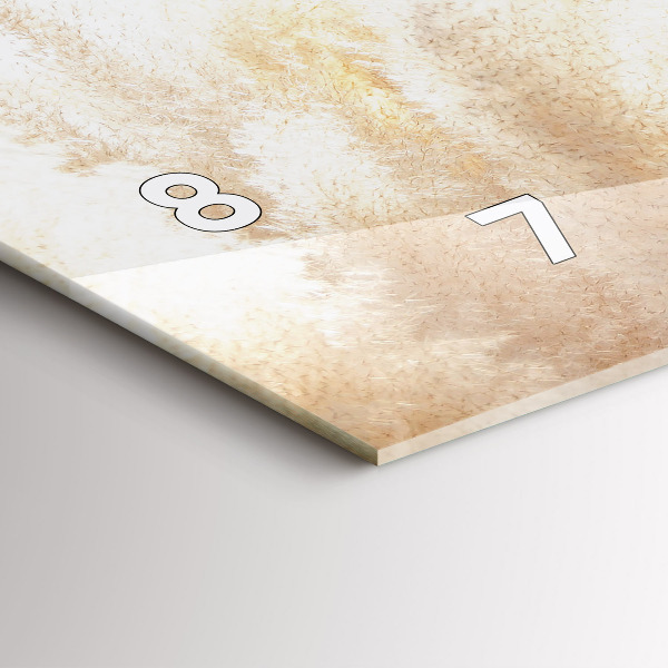 Reloj horizontal Grano abstracto