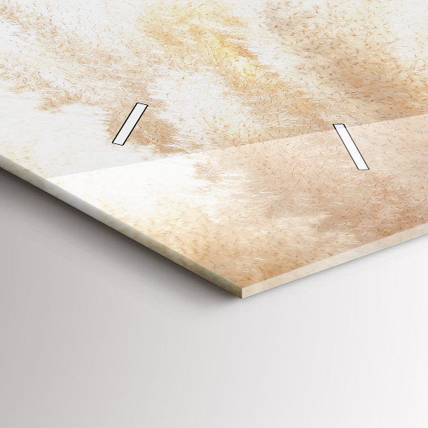 Reloj horizontal Grano abstracto