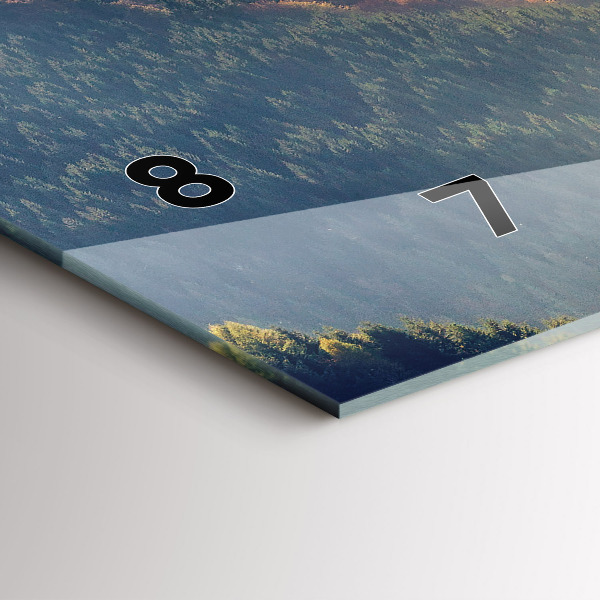 Reloj horizontal Paisaje de montaña