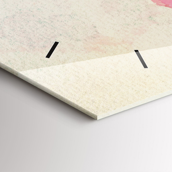 Reloj horizontal Mapamundi en acuarela